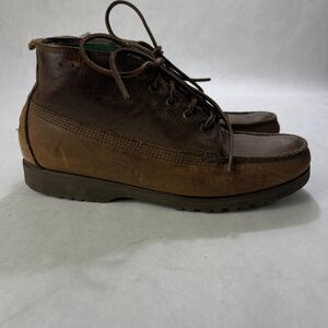 HH Brown Boots Mens 7 1/2 M Ankle Brown Leather Lace Up